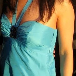 Laundry by Design Silk Turquoise Dress size 4